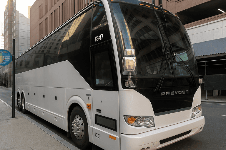 a Las Vegas Coach Bus Service coach bus