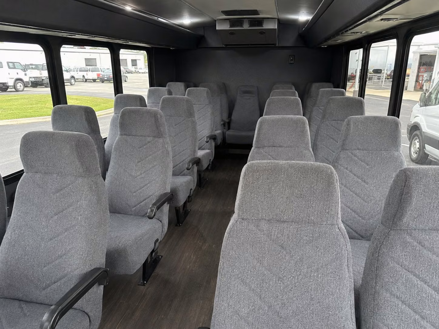15 passenger minibus interior