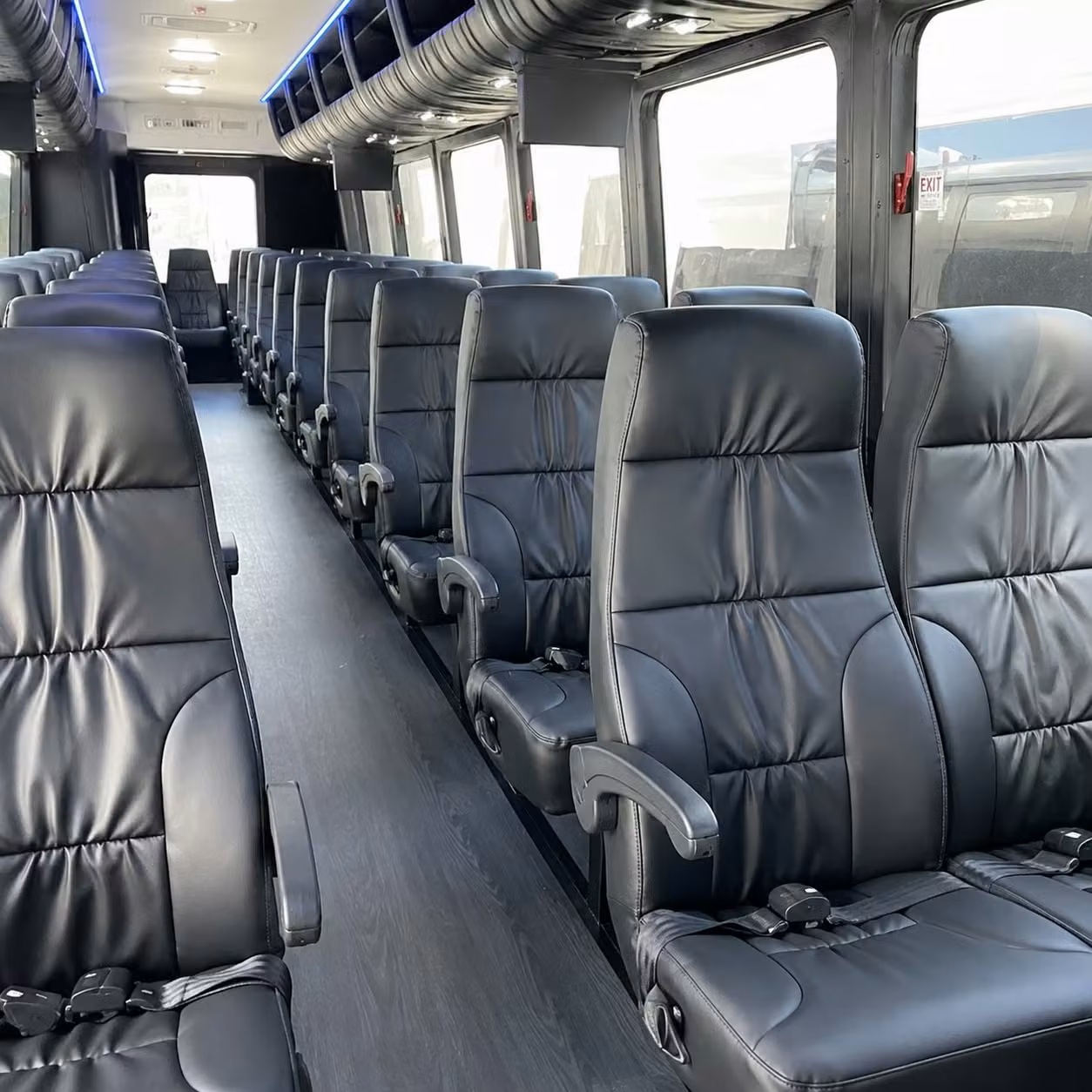 25 passenger minibus interior