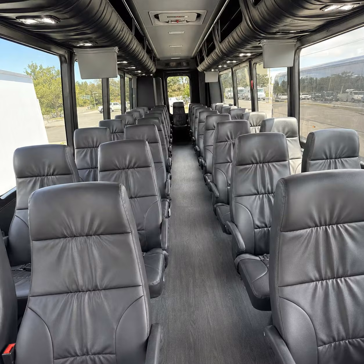 30 passenger minibus inside